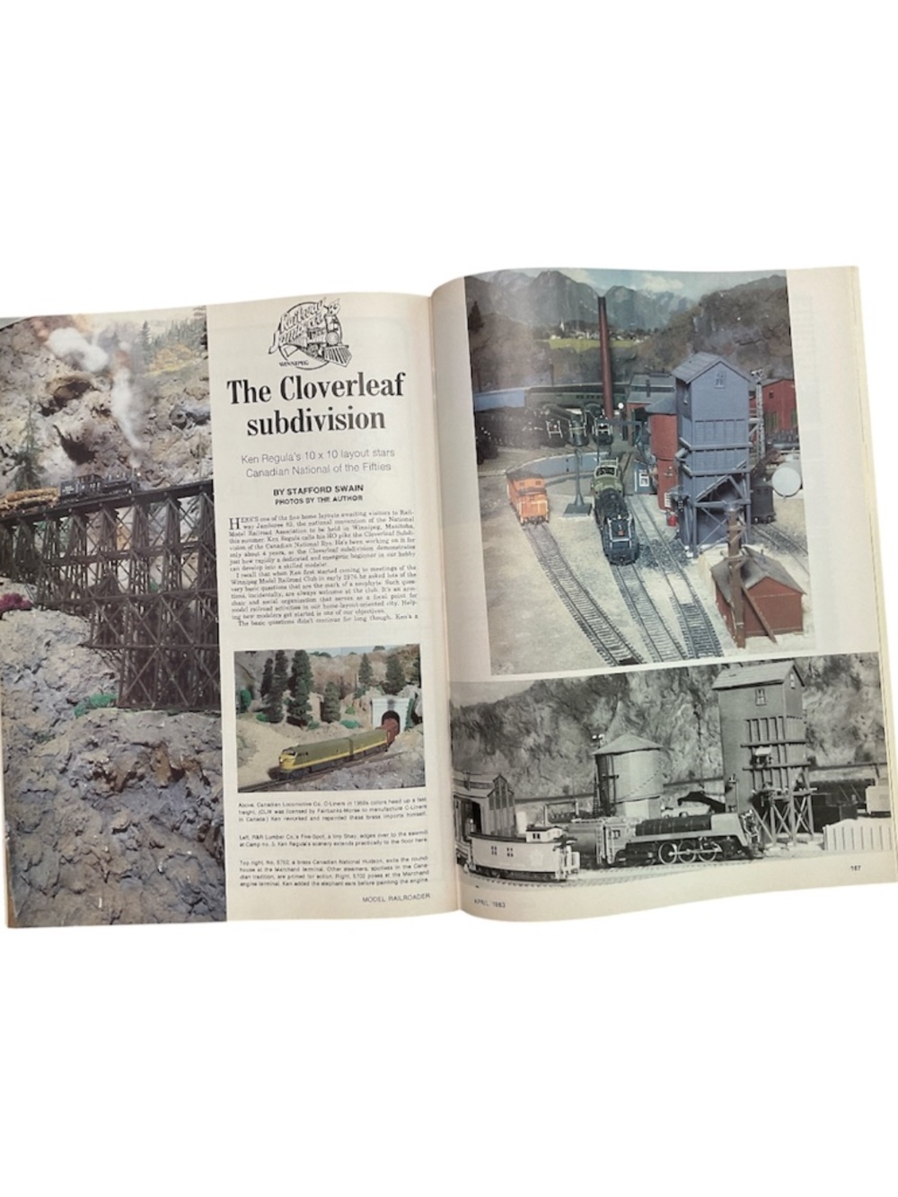 Model Railroader Magazine 4 issues  January to March 1983 Vintage - Picture 2 of 5